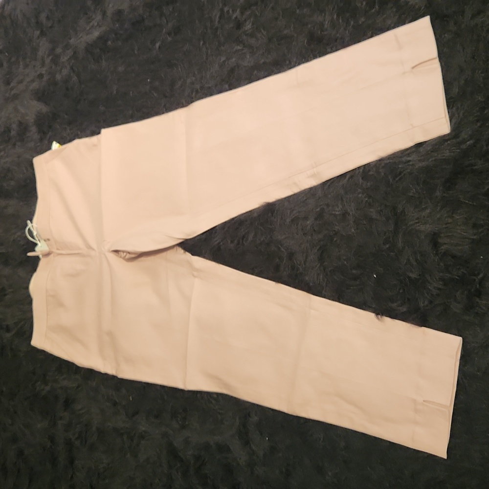 COS Beige Pull-On Straight Trousers